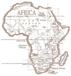 Detailed map of Africa