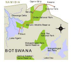 Map of Authentic Safari
